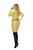 Neon Diamond Net Long Sleeve Mini Dress