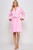 Jacquard Plush Knee Length Robe
