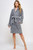 Jacquard Plush Knee Length Robe