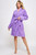 Jacquard Plush Knee Length Robe