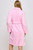 Jacquard Plush Knee Length Robe