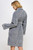 Jacquard Plush Knee Length Robe