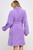 Jacquard Plush Knee Length Robe