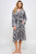 Python Plush Knee Length Robe