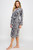 Python Plush Knee Length Robe