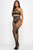 Fishnet and Lace Halter Top and Pantyhose Set