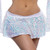 Sequined Flared Micro Mini Skirt