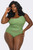 Asymmetrical  Slimming Mesh Swimsuit