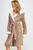 Plush Fleece Hooded Knee Length Robe
