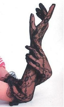 Elbow Length Lace Gloves