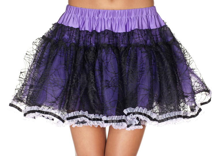 Purple Spiderweb Petticoat