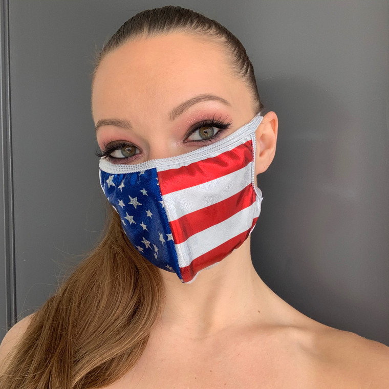 American Flag Face Mask