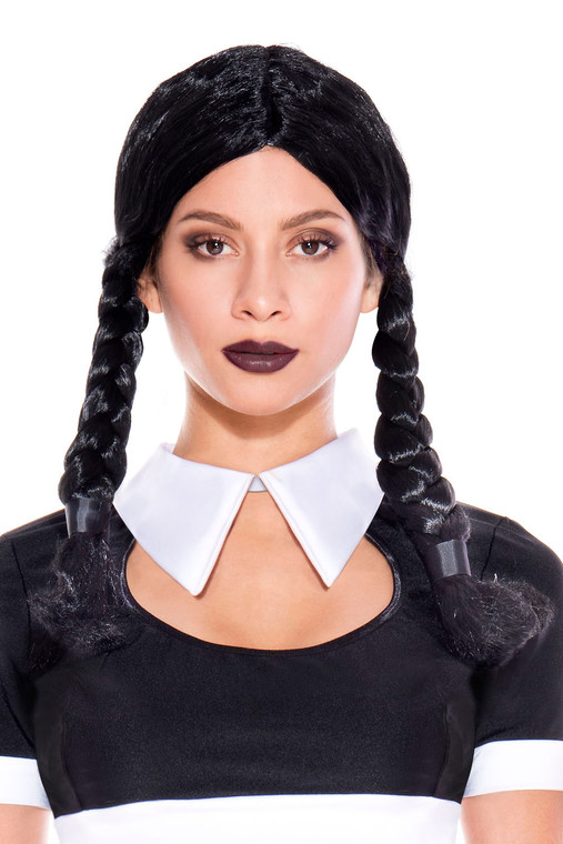 Black Pigtail Wig