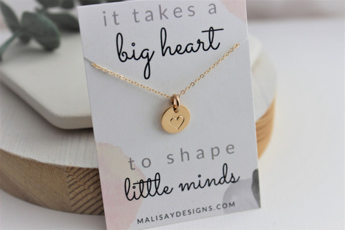 big heart • teacher gift