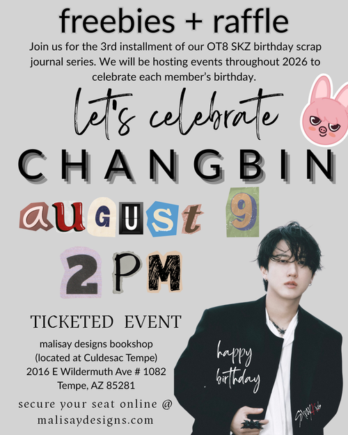 SKZ Birthday Journaling Series - CHANGBIN |  Sun August 9 @ 2pm
