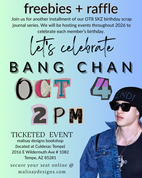 SKZ Birthday Scrap Journaling Series - BANG CHAN |  Sun Oct 4 @ 2pm