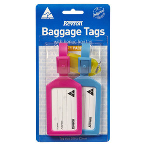 KEVRON ID 25 TRAVEL TAG Luggage Tags 1 Keytag Pk2 ID25 BP-K