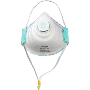 Maxisafe Disposable Respirator Disposable P2 Respirator With Valve, Pack of 10