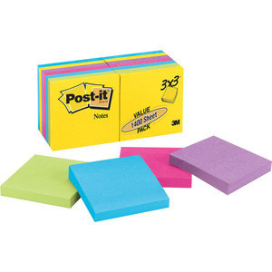 POST-IT 654-14AU NOTES ULTRA 76x76mm 100 Sheets Pack of 12