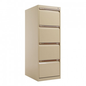 STATEWIDE FILING CABINET 4 DRAWER H1325xw467xd610mm Wild Oats (Beige)