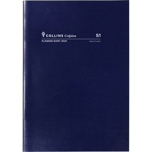 COLLINS NO.51 PLANNER DIARY #51 A4 Month To View (2024)