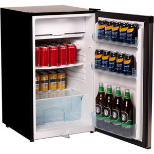 Nero 125L Stainless Steel Bar Fridge and Freezer, Each