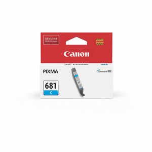 CANON CLI681 CYAN INK CARTRIDGE - 250 PAGES Suits CANON PIXMA TR7560 / CANON PIXMA TR8560 / CANON PIXMA TS6160 / CANON PIXMA TS8160 / CANON PIXMA TS9160