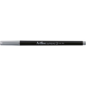 ARTLINE SUPREME FINELINER PENS 0.4mm Pastel Grey Pack of 12