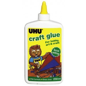 UHU PVA Craft Glue 250ml (33-49203 / 33-32460)