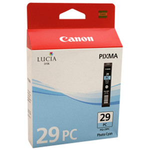 CANON PGI-29 ORIGINAL PHOTO CYAN INK CARTRIDGE Suits Pixma Pro1 Photo