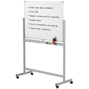 QUARTET PREMIUM MOBILE WHITEBOARD 1200x900mm QTMWP1209A  ( 2 CTNS )