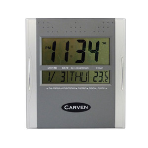 CARVEN WALL CLOCK Digital , Square