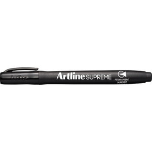 ARTLINE SUPREME PERMANENT MARKERS Permanent Black, Pk12