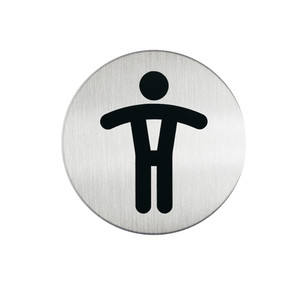 DURABLE PICTOGRAM SIGN WC Men 83mm 490523