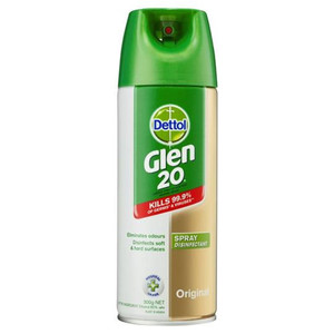 Dettol Glen 20 Disinfectant Spray Original Scent, 175gm
