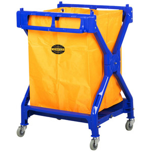Laundry Scissor Cart With Bag, Each