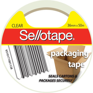 SELLOTAPE HOT-MELT ADHESIVE Packaging Tape 36mmx50m - Clear