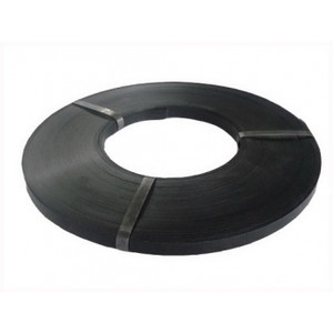 BLACK PAINTED TEMPERED STEEL STRAPPING 15.9mm x 242m x 0.5mm - 1 roll