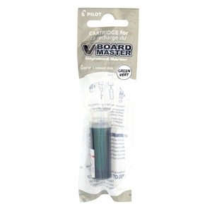 PILOT V WBS-VBM BOARD WHITEBOARD MASTER REFILL CARTRIDGE Green Bx12