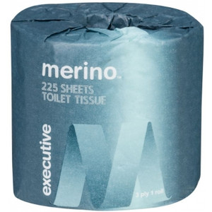 MERINO EXECUTIVE 225SH 3PLY TOILET TISSUE PAPER (TOILET PAPER) Ctn48