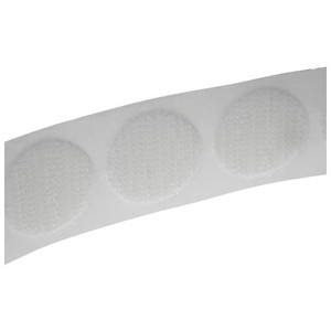 ADHESIVE SPOT STICK ON HOOK 22mm 25m White Roll 900 Dots