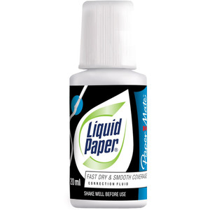 LIQUID PAPER CORRECTION FLUID Bond White