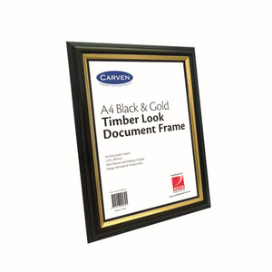 CARVEN CERTIFICATE FRAME Elegant Timber Frame *** While Stocks Last ***