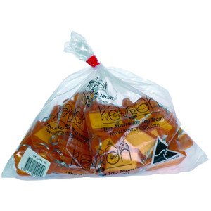 KEVRON ID5 KEY TAGS Orange, Bag of 50 (See also GP-KEYTAGORG)