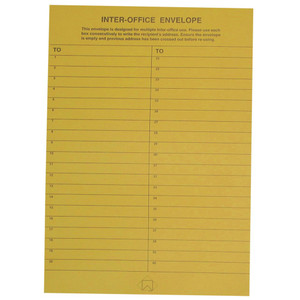 CUMBERLAND POCKET ENVELOPES C4 324x229 Gold Interoffice, 250