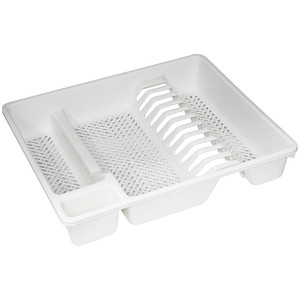 PLASTIC DISH DRAINER - (35 X 43 X 8.5CM)