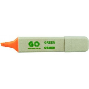 OSMER RECYCLED HIGHLIGHTER Chisel Tip, Orange ** See also DEL-S621ONG **