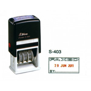 SHINY SELF INKING DATER STAMP S403 Faxed-Ending 2027