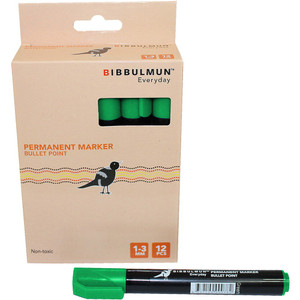 BIBBULMUN PERMANENT MARKER 270 Bullet Green