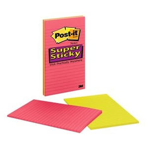POST-IT 5845-SSUC MEETING NOTE Super Sticky 123x200 Ultra Pk4